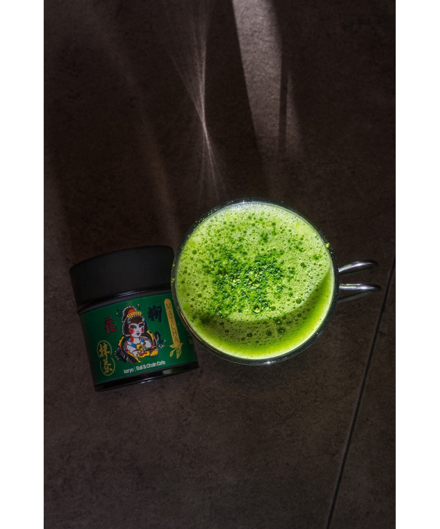  花柳  KARYU × BALL&CHAIN CAFE オリジナル抹茶 静岡・本山茶 20g